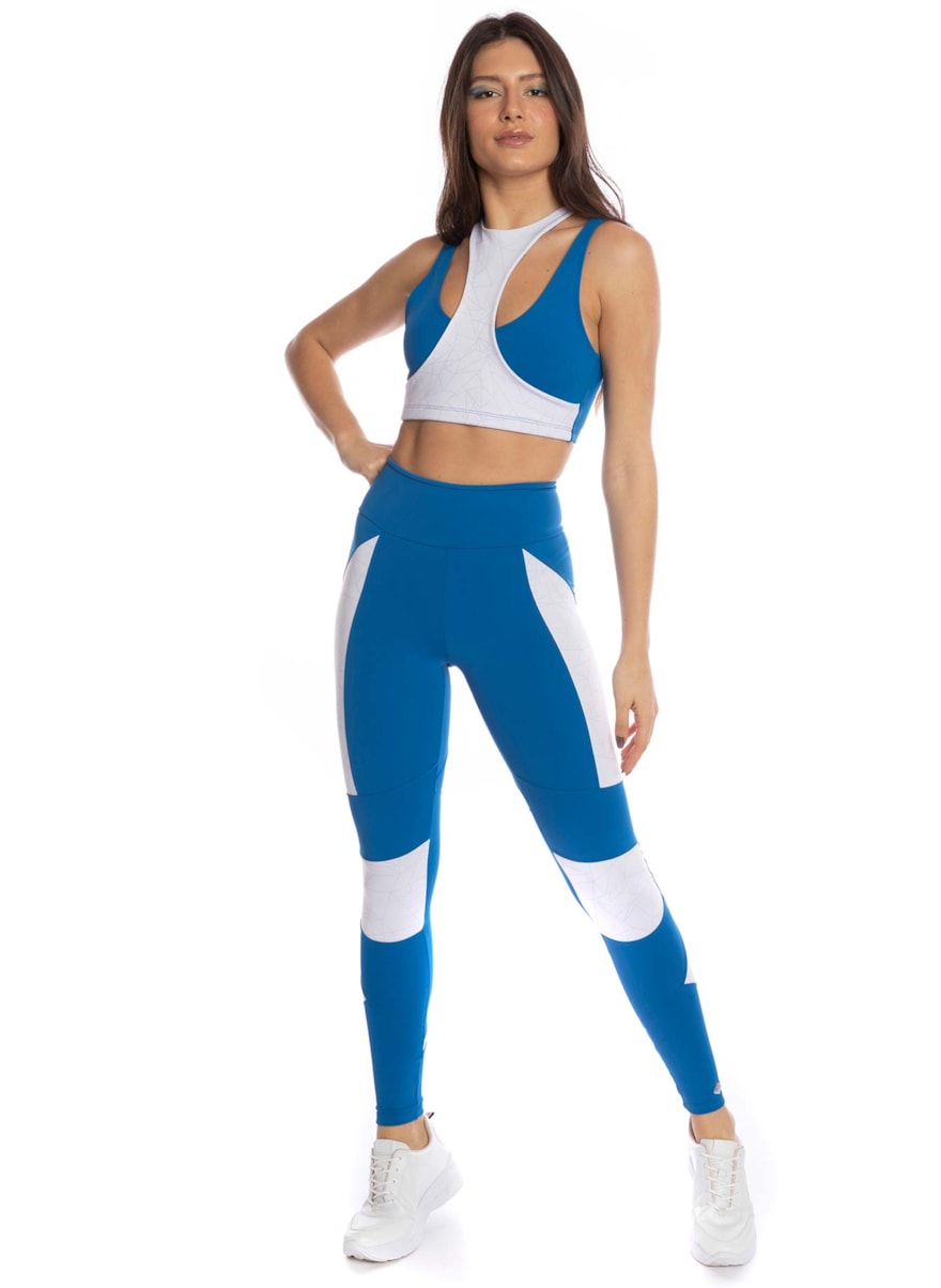 LEGGING REFLECTIVE AZUL GEL LEGGING REFLECTIVE AZUL GEL