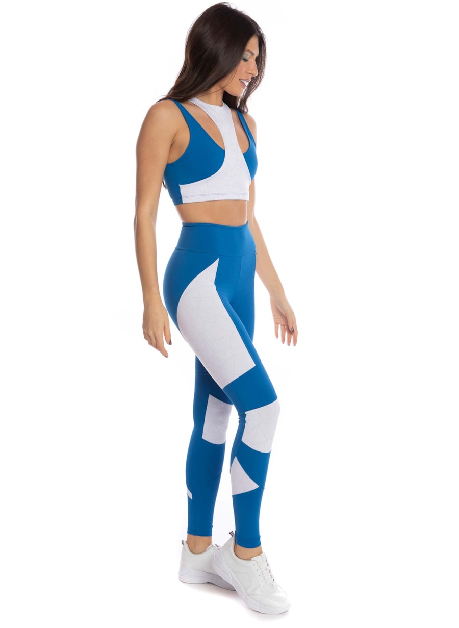 LEGGING REFLECTIVE AZUL GEL