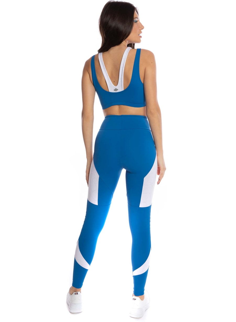 LEGGING REFLECTIVE AZUL GEL