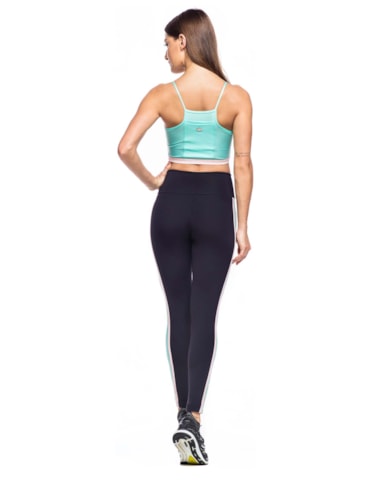 LEGGING TEAM PRETO/VERDE CLARO/ROSA CLARO LEGGING TEAM PRETO/VERDE CLARO/ROSA CLARO