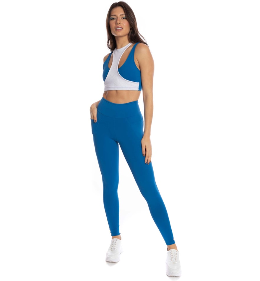 LEGGING TEC AZUL GEL