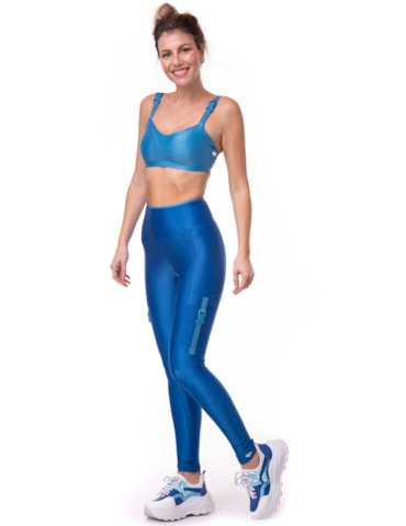 LEGGING WALK UTILITÁRIA AZUL GEL