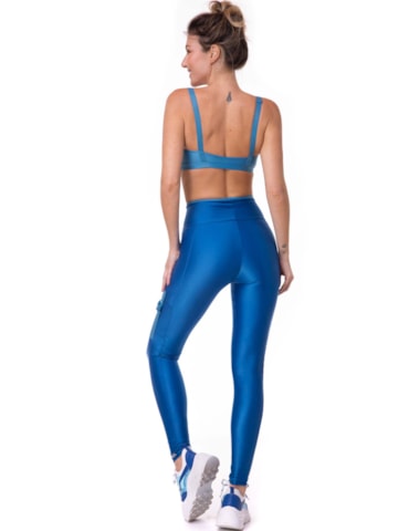 LEGGING WALK UTILITÁRIA AZUL GEL