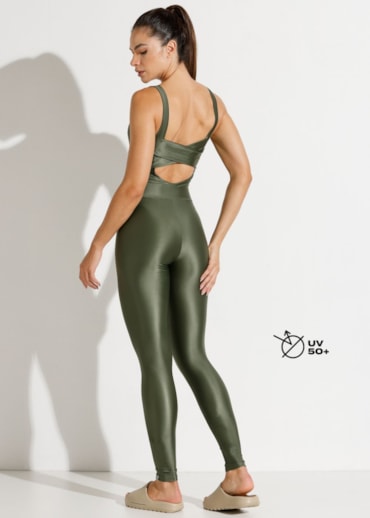 MACACÃO ATLETIKA FIT VERDE MILITAR