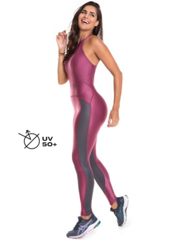 MACACÃO ELEGANCE ROSA VIOLETA MACACÃO ELEGANCE ROSA VIOLETA