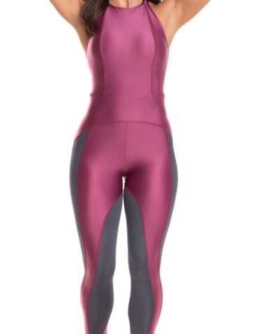 MACACÃO ELEGANCE ROSA VIOLETA MACACÃO ELEGANCE ROSA VIOLETA