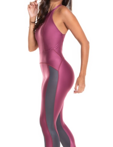 MACACÃO ELEGANCE ROSA VIOLETA MACACÃO ELEGANCE ROSA VIOLETA