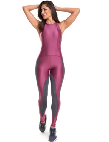 MACACÃO ELEGANCE ROSA VIOLETA MACACÃO ELEGANCE ROSA VIOLETA