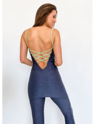 MACACÃO MEDIT CINZA COM VERDE MACACÃO MEDIT CINZA COM VERDE