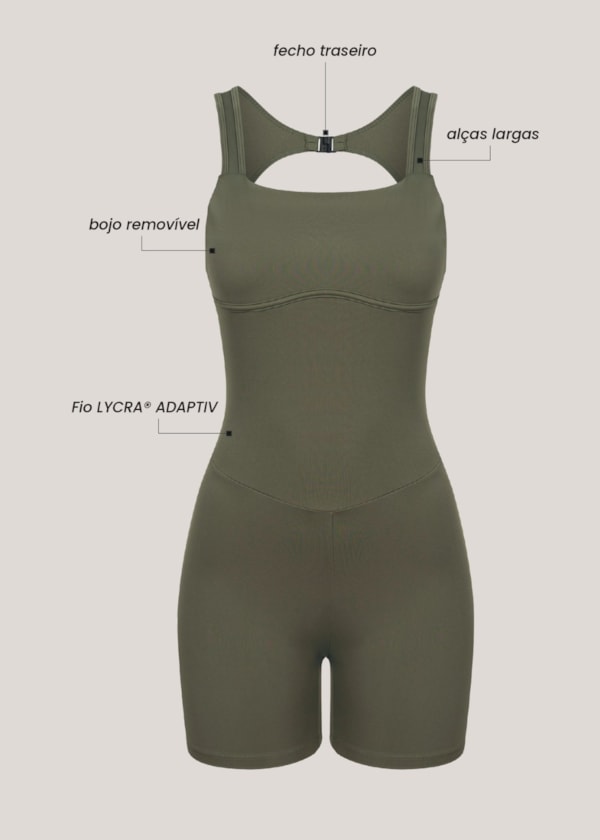 MACAQUINHO ADAPT VERDE MILITAR