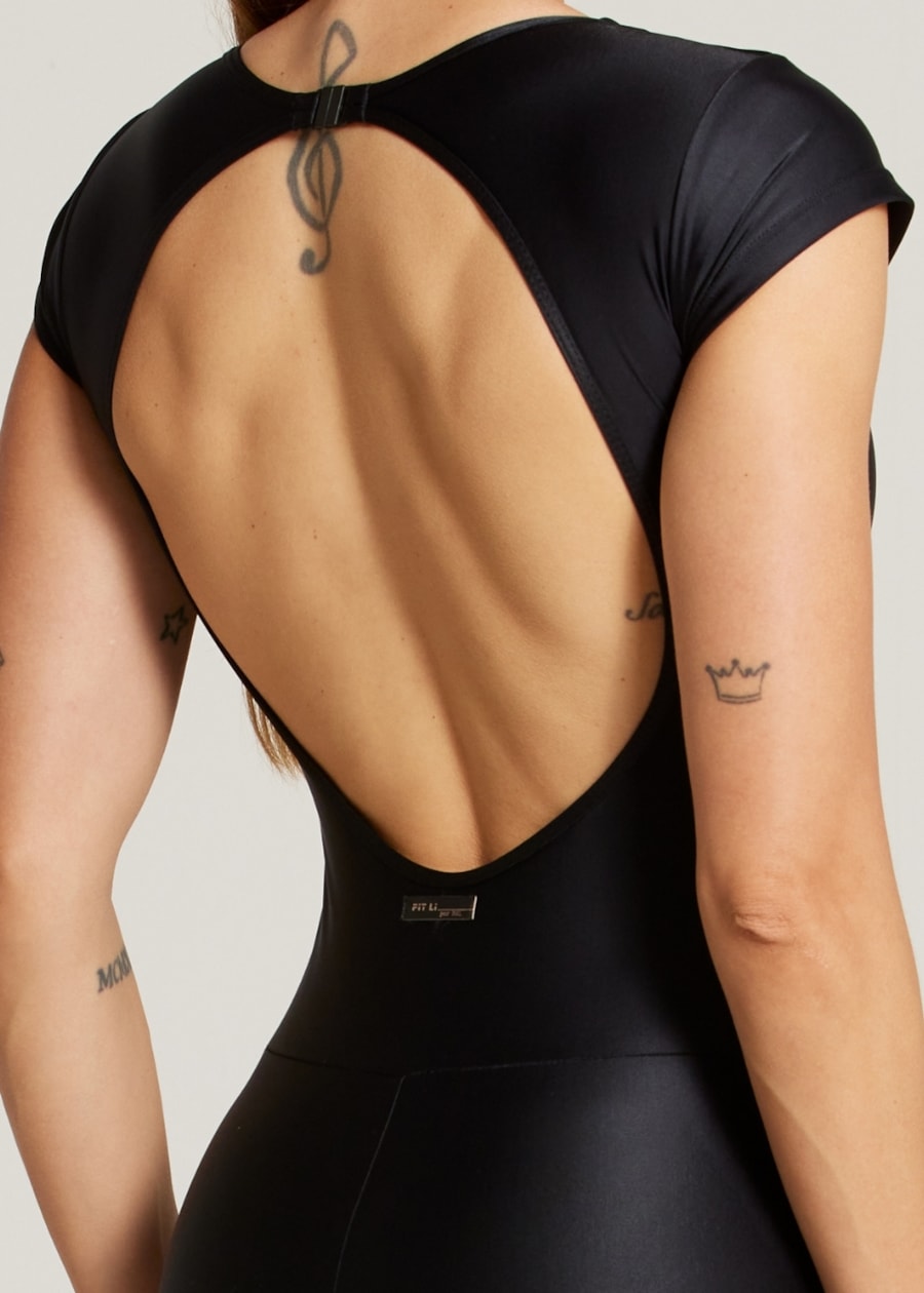 MACAQUINHO COM MANGA TRUE ATK - PRETO