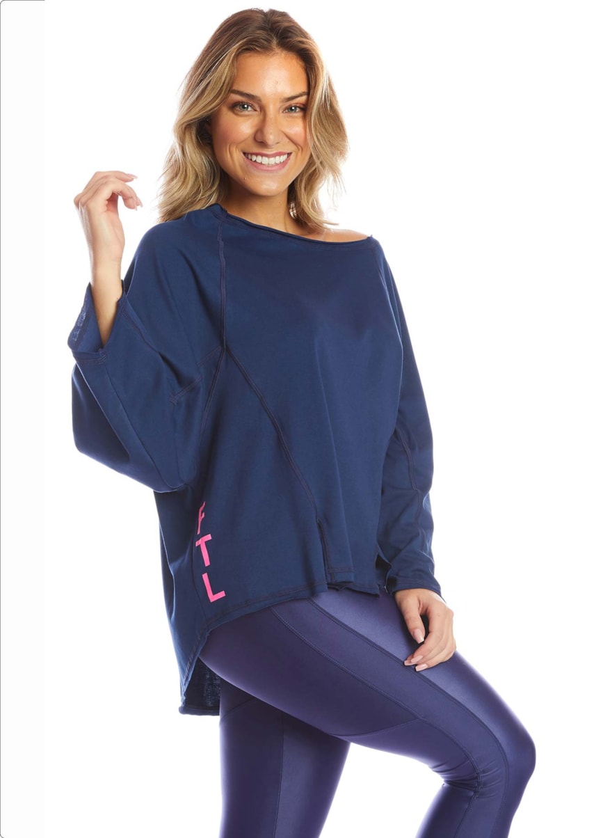 MANGA LONGA ESTELAR AZUL MARINHO