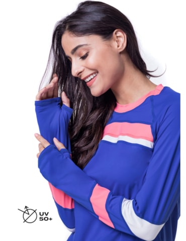 MANGA LONGA MATCH AZUL MANGA LONGA MATCH AZUL