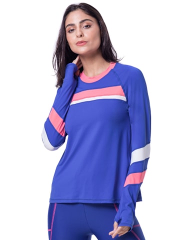 MANGA LONGA MATCH AZUL MANGA LONGA MATCH AZUL