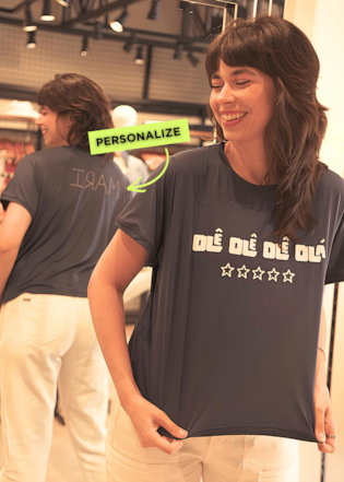 MAXI CROPPED PERSONALIZÁVEL HEXA AZUL