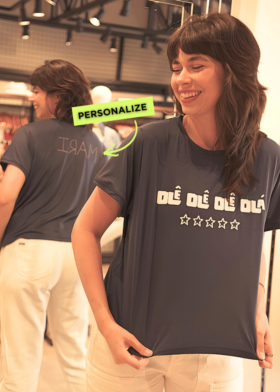 MAXI CROPPED PERSONALIZÁVEL HEXA AZUL