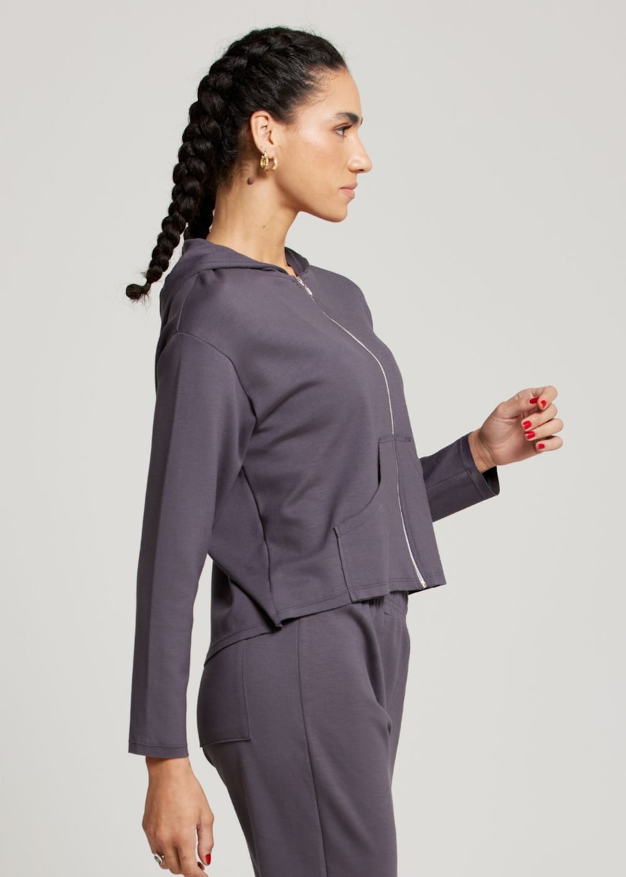 MOLETOM RUNNER CINZA