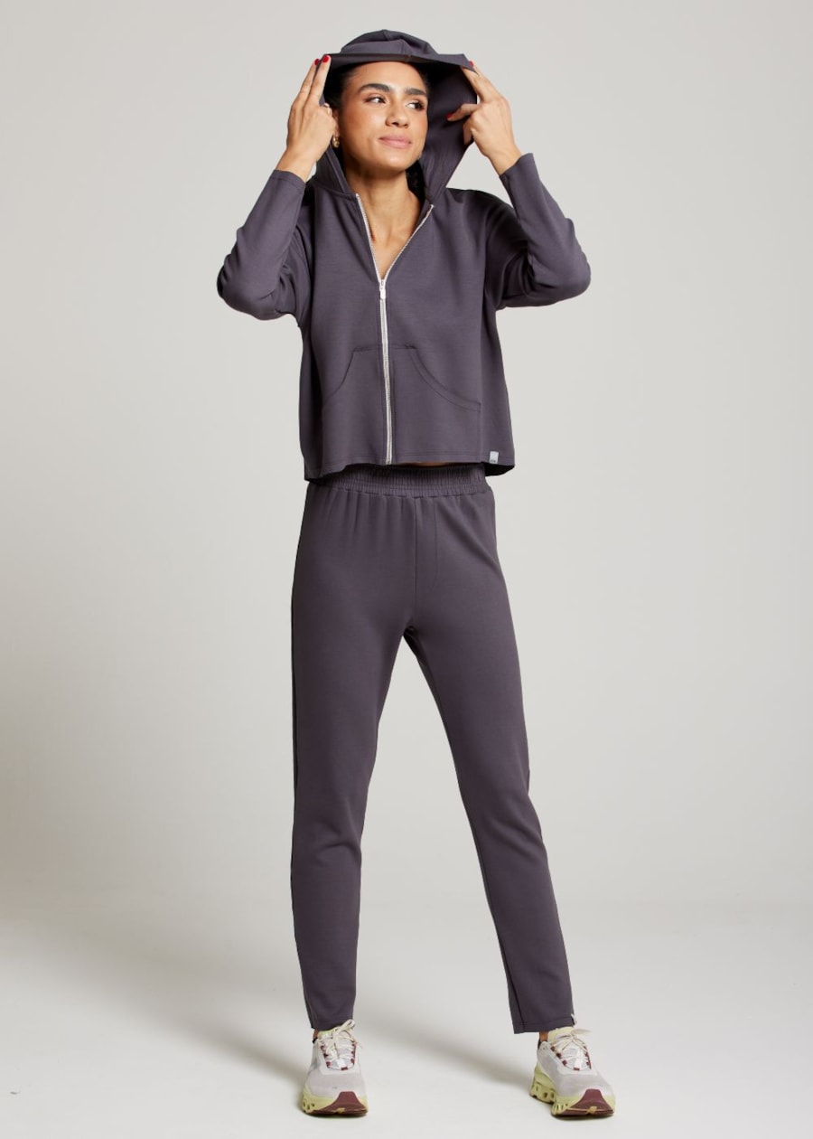 MOLETOM RUNNER CINZA