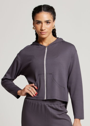 MOLETOM RUNNER CINZA