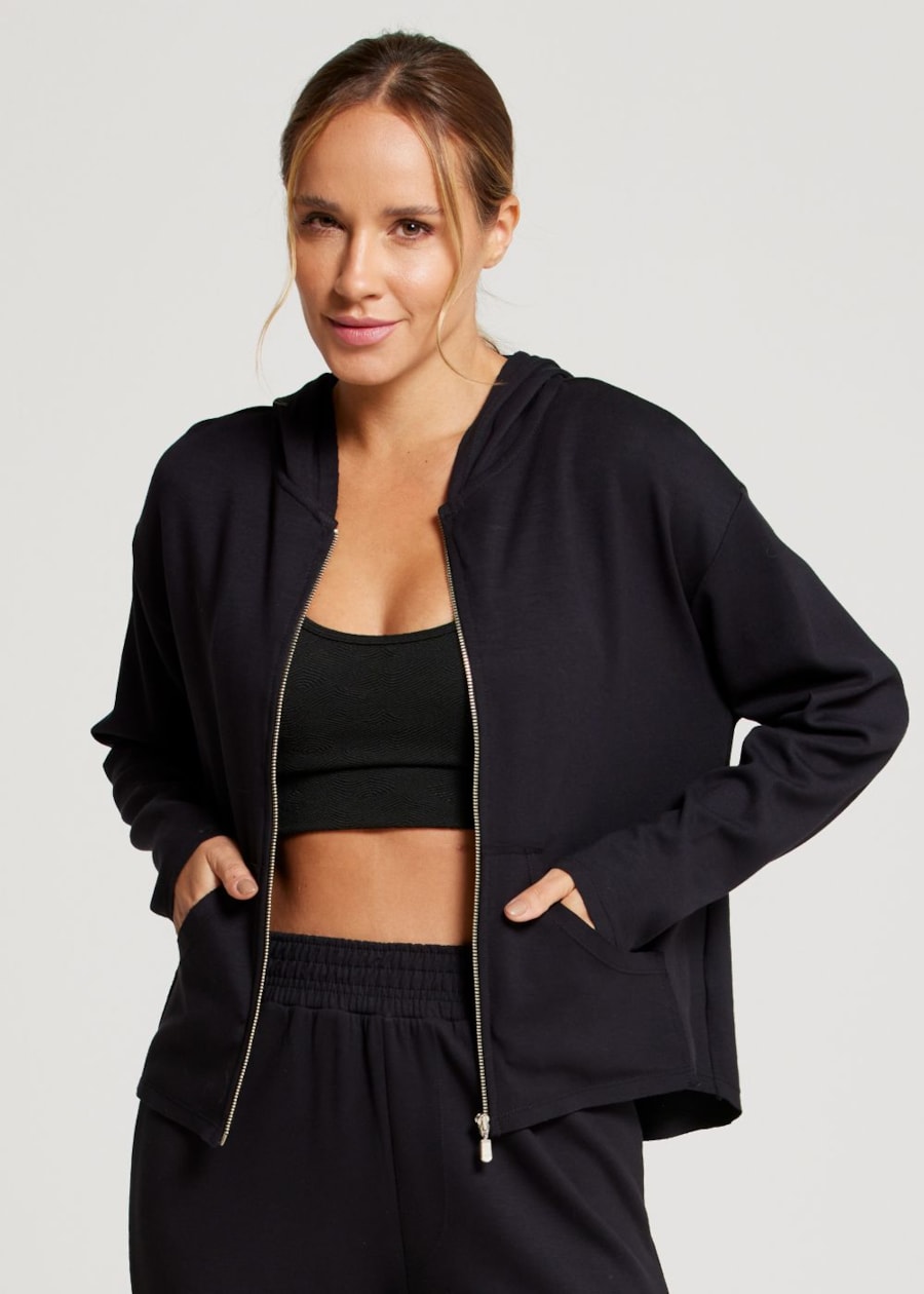 MOLETOM RUNNER PRETO