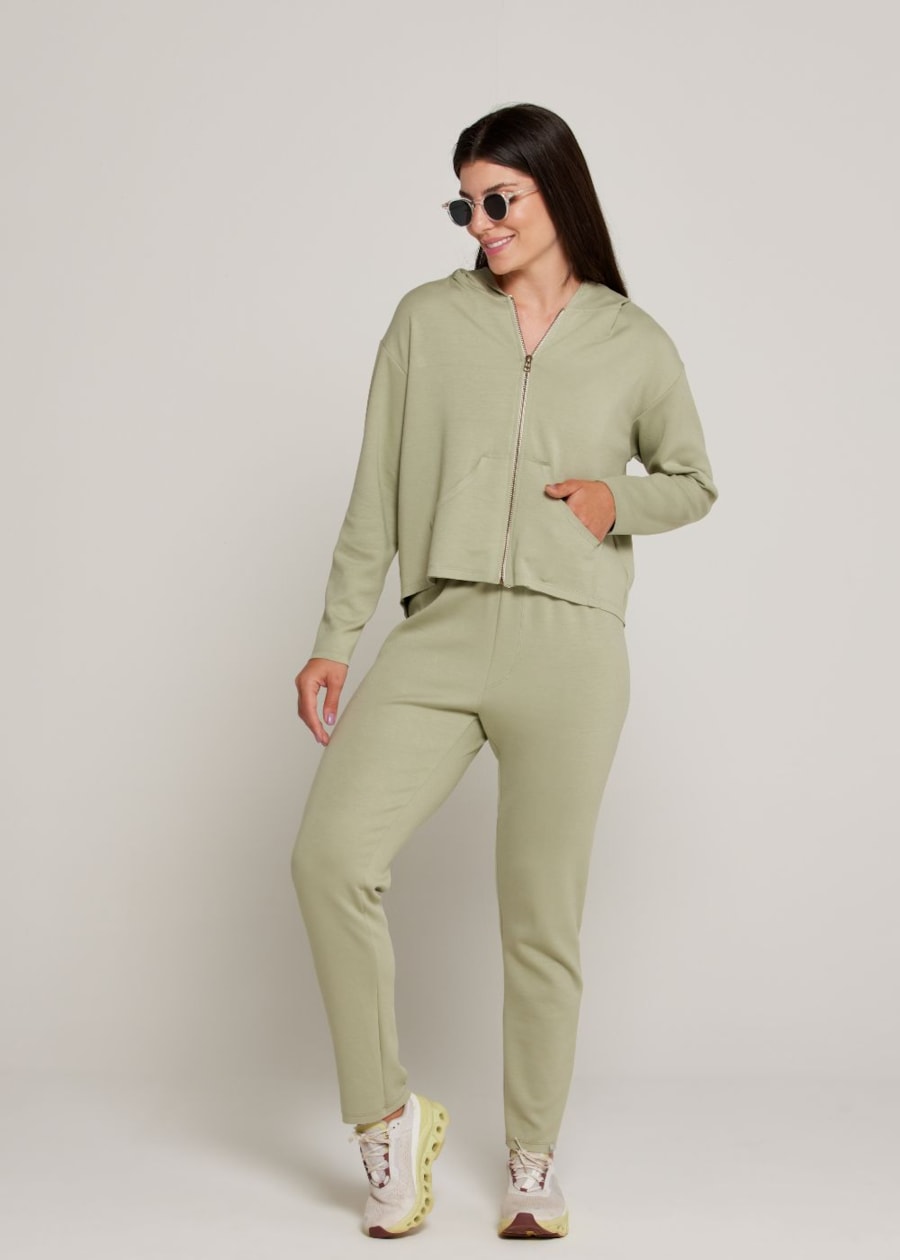 MOLETOM RUNNER VERDE