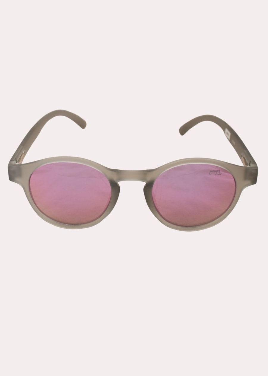 ÓCULOS DE SOL BT - REDONDO CINZA