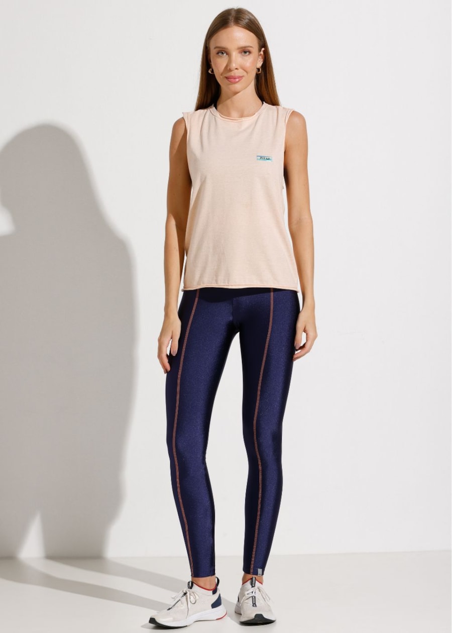 REGATA ALONGADA HAPPY ROSA PÊSSEGO