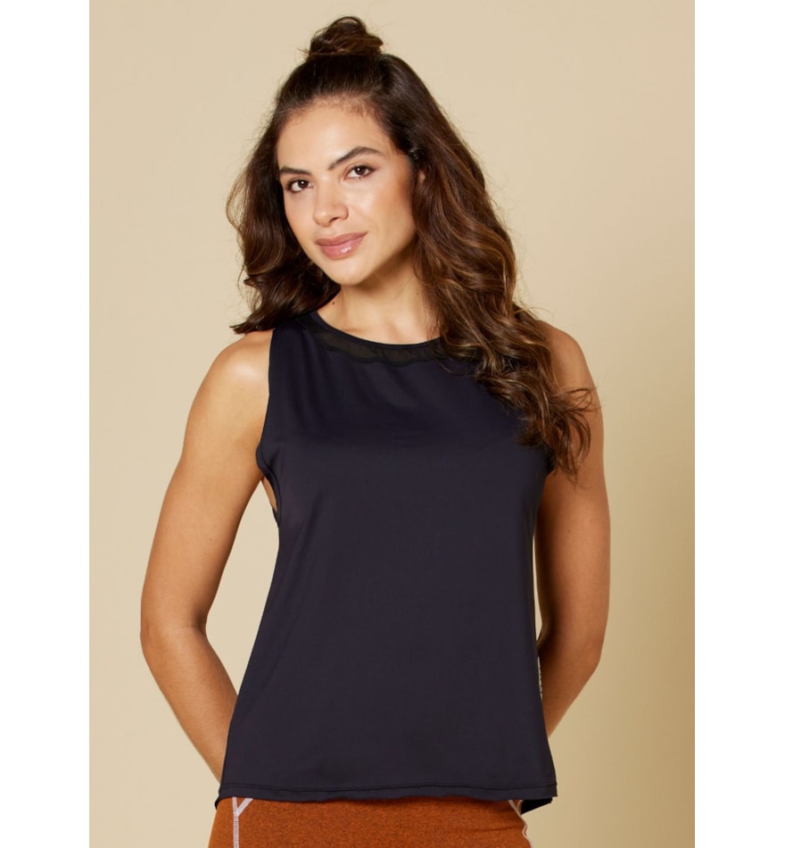 REGATA BESOS PRETO REGATA BESOS PRETO