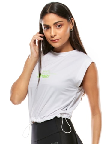 REGATA CROPPED AJUSTÁVEL BE GOOD BRANCA REGATA CROPPED AJUSTÁVEL BE GOOD BRANCA