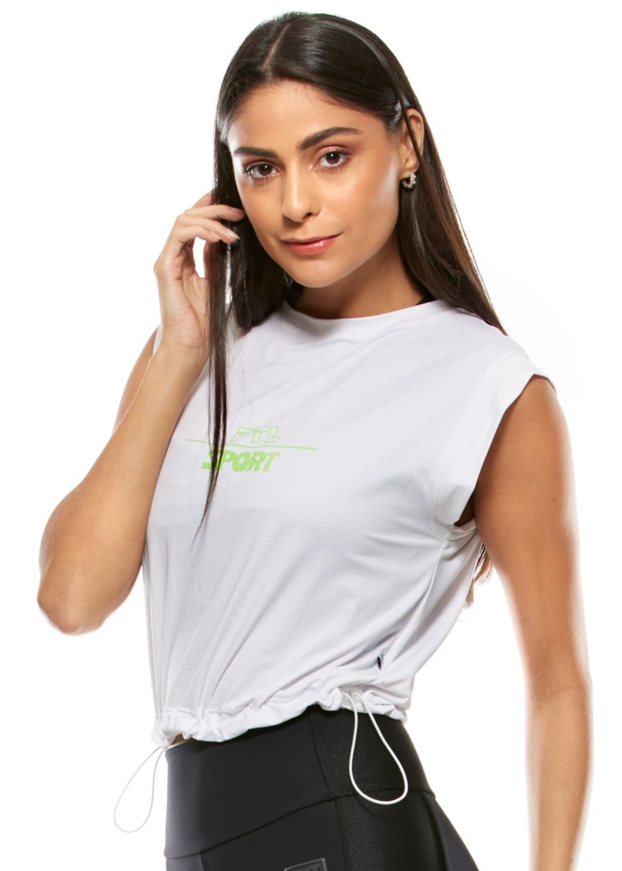 REGATA CROPPED AJUSTÁVEL BE GOOD BRANCA