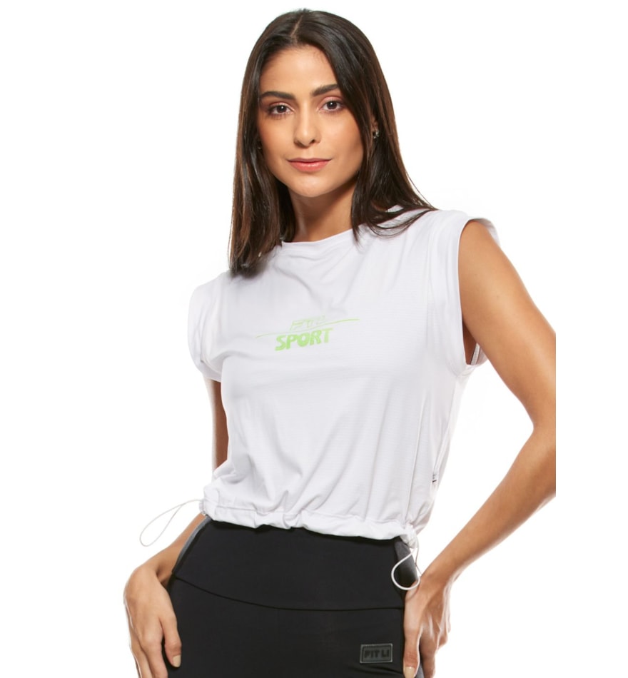 REGATA CROPPED AJUSTÁVEL BE GOOD BRANCA REGATA CROPPED AJUSTÁVEL BE GOOD BRANCA