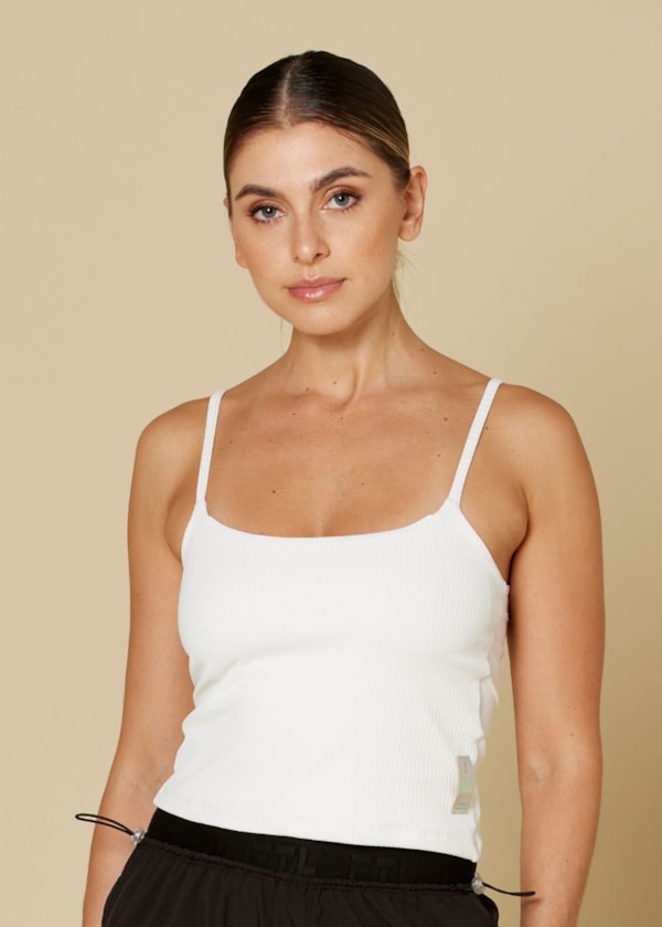 REGATA CROPPED COM BOJO PERFECTO BRANCO