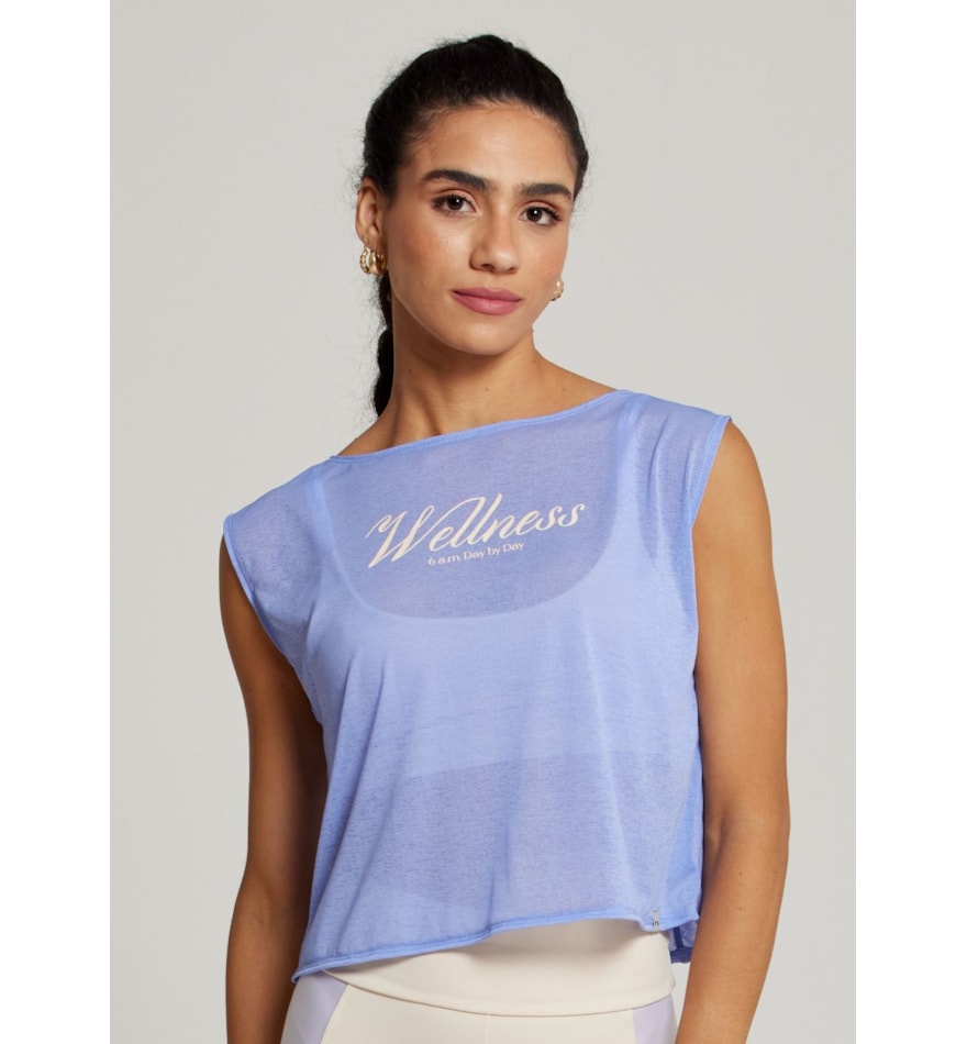 REGATA CROPPED ESPORTIVA DAY AZUL REGATA CROPPED ESPORTIVA DAY AZUL