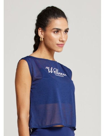 REGATA CROPPED ESPORTIVA DAY AZUL MARINHO REGATA CROPPED ESPORTIVA DAY AZUL MARINHO