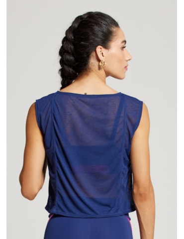 REGATA CROPPED ESPORTIVA DAY AZUL MARINHO REGATA CROPPED ESPORTIVA DAY AZUL MARINHO