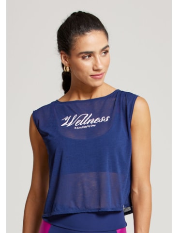 REGATA CROPPED ESPORTIVA DAY AZUL MARINHO REGATA CROPPED ESPORTIVA DAY AZUL MARINHO
