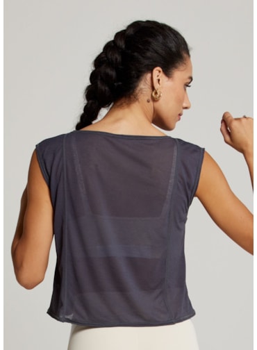 REGATA CROPPED ESPORTIVA DAY GRAFITE REGATA CROPPED ESPORTIVA DAY GRAFITE