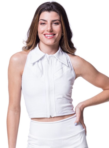 REGATA CROPPED LEADER BRANCA