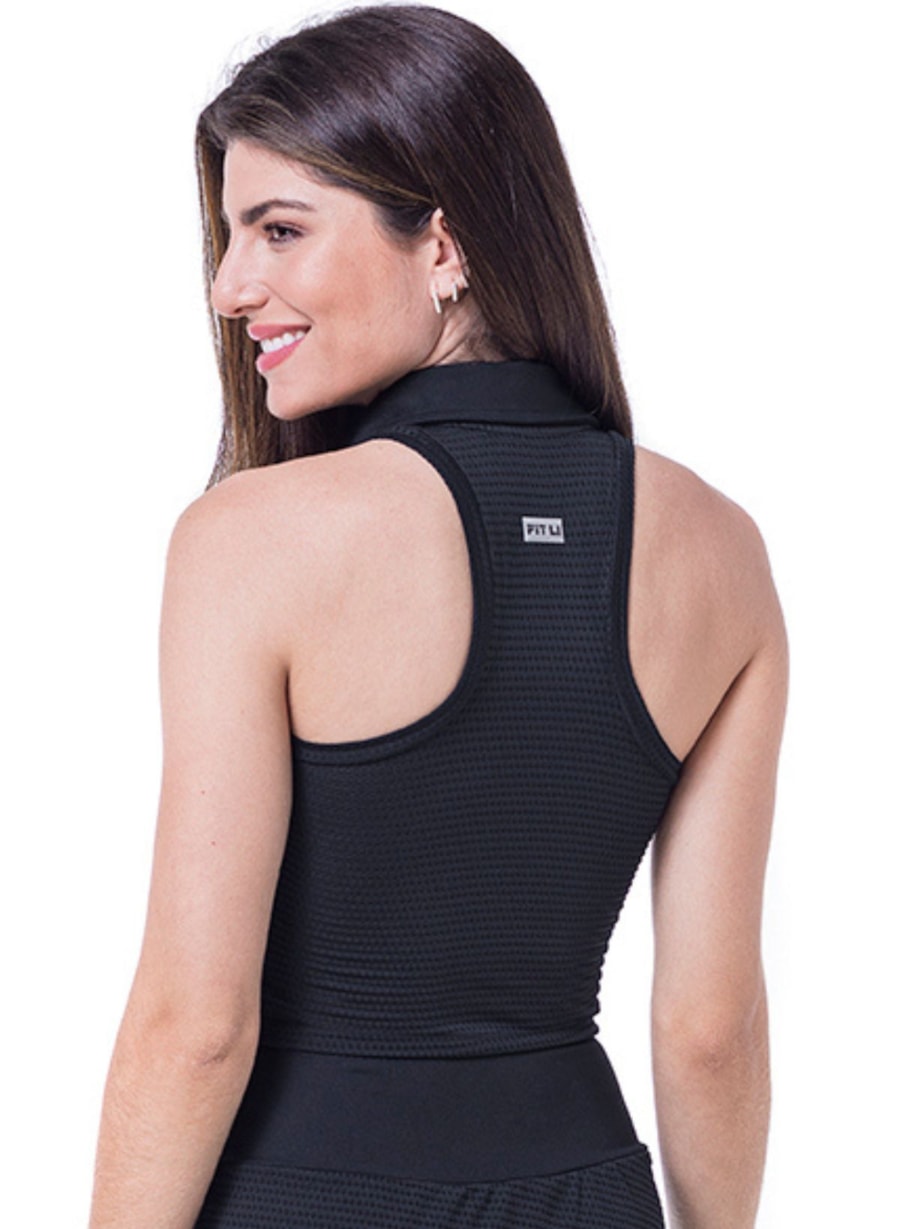 REGATA CROPPED LEADER PRETA