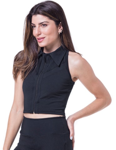 REGATA CROPPED LEADER PRETA REGATA CROPPED LEADER PRETA
