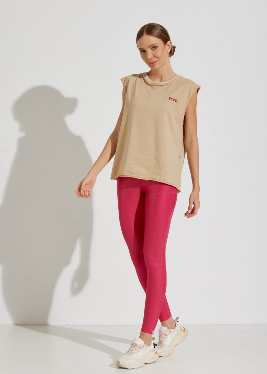 REGATA DE ALGODÃO PETIT BEGE