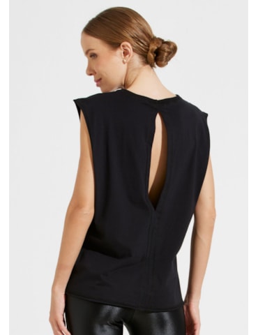 REGATA DE ALGODÃO PETIT PRETO REGATA DE ALGODÃO PETIT PRETO