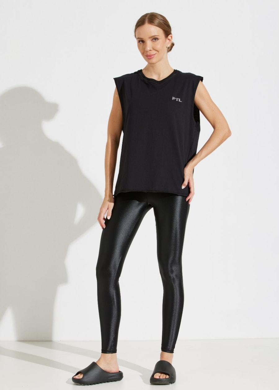 REGATA DE ALGODÃO PETIT PRETO