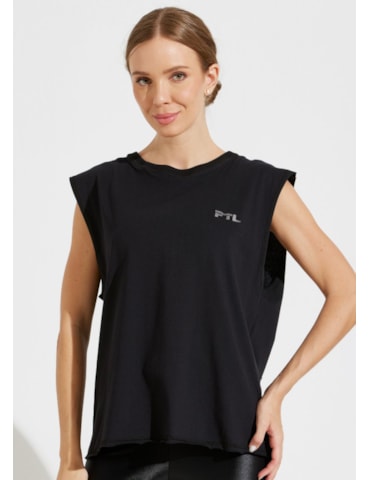 REGATA DE ALGODÃO PETIT PRETO REGATA DE ALGODÃO PETIT PRETO