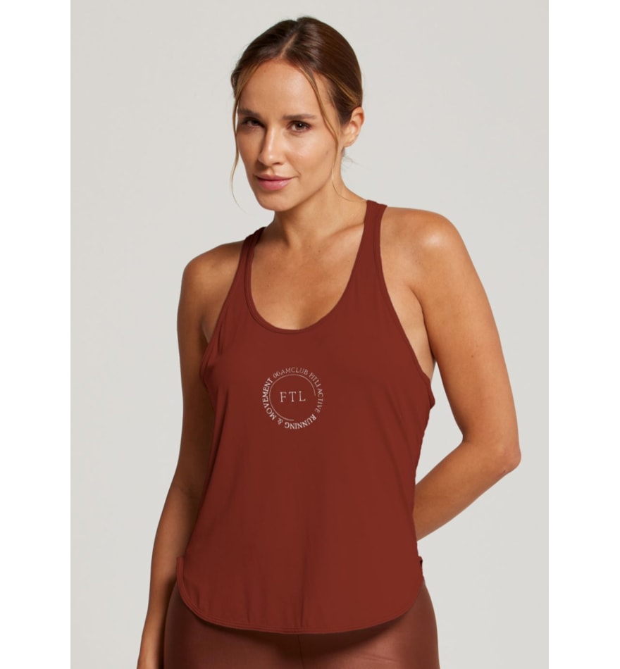 REGATA DE POLIAMIDA AIR 6.AM CLUB MARROM REGATA DE POLIAMIDA AIR 6.AM CLUB MARROM