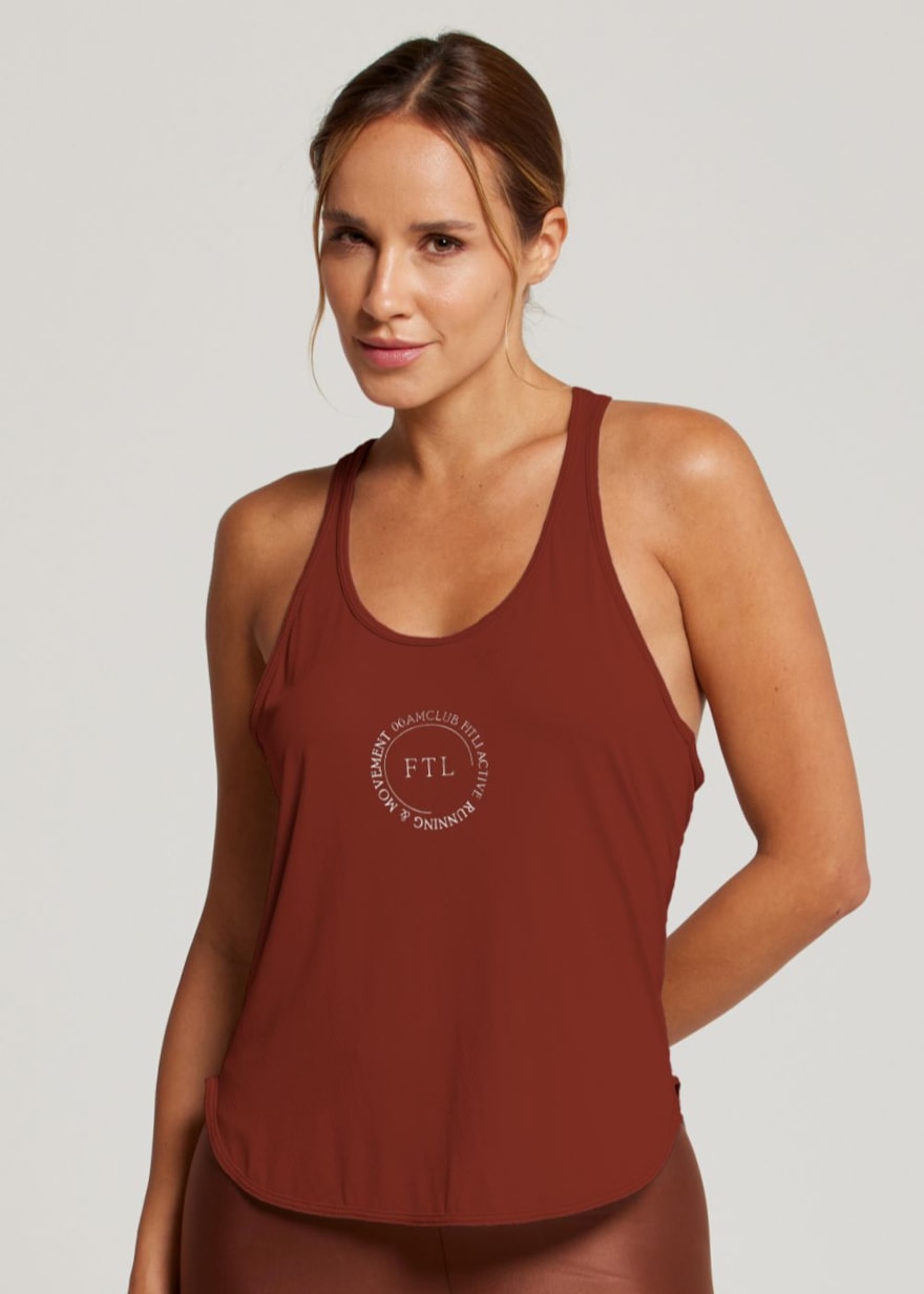 REGATA DE POLIAMIDA AIR 6.AM CLUB MARROM REGATA DE POLIAMIDA AIR 6.AM CLUB MARROM