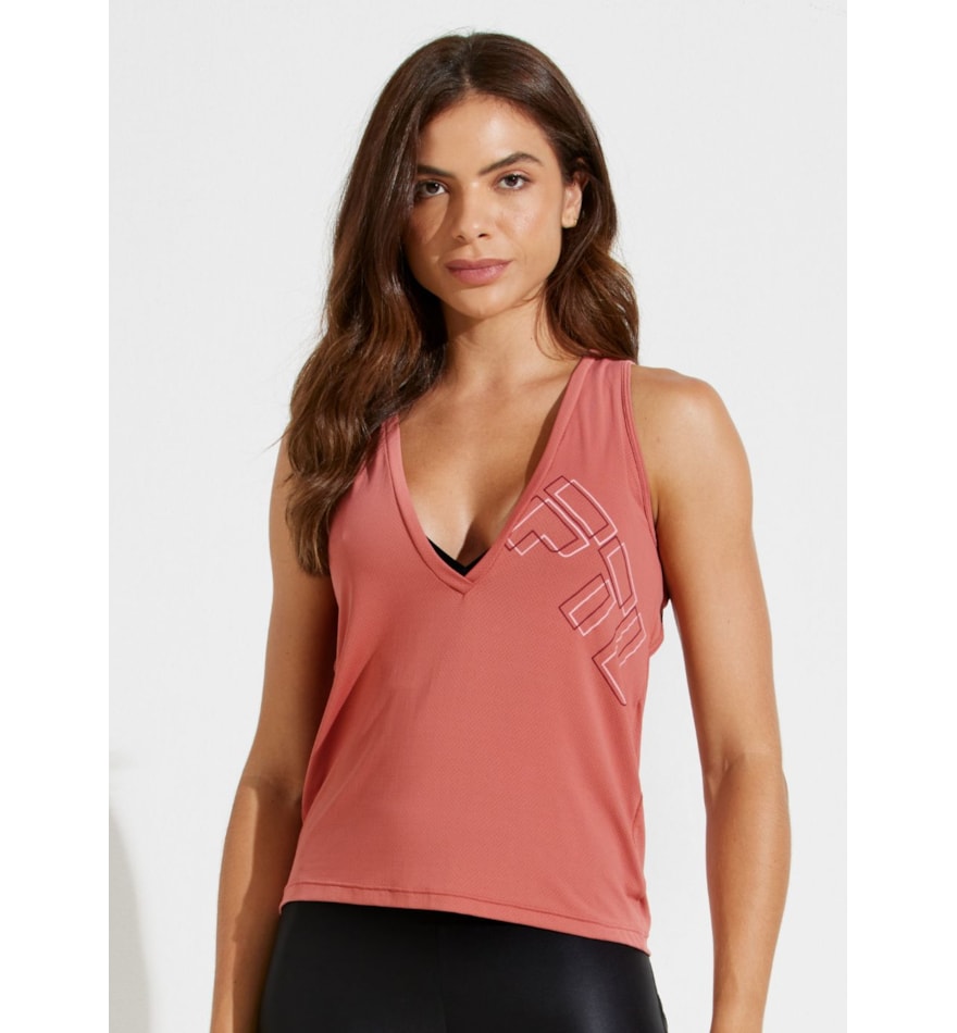 REGATA DECOTE V JOUR LARANJA REGATA DECOTE V JOUR LARANJA