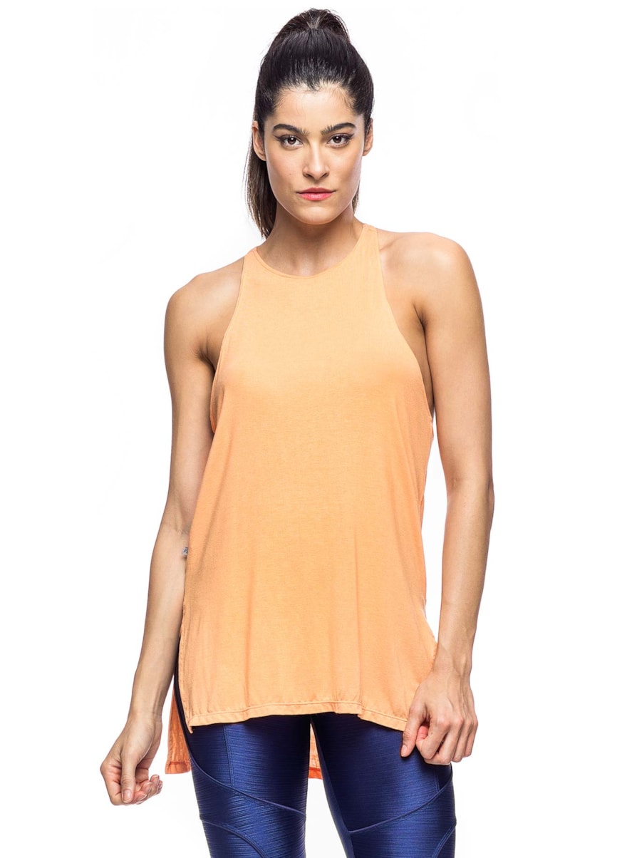 REGATA DIXIE LARANJA CLARO REGATA DIXIE LARANJA CLARO