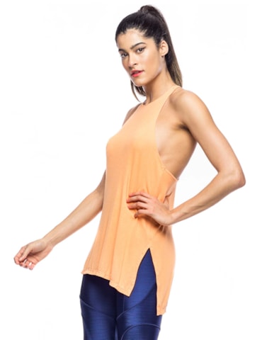 REGATA DIXIE LARANJA CLARO REGATA DIXIE LARANJA CLARO