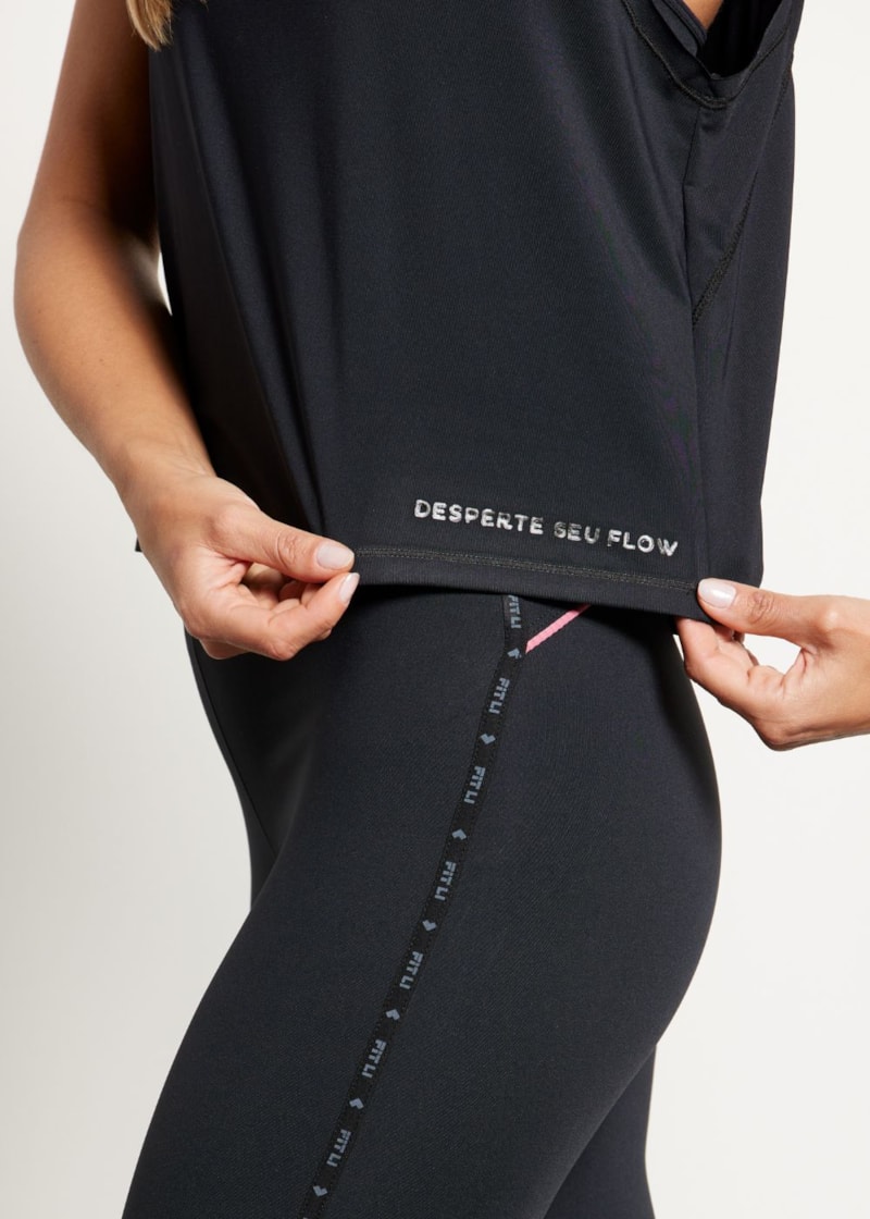 REGATA POLIAMIDA AGILITY PRETO